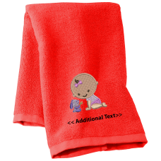 Personalised Baby Gift Towels Terry Cotton Towel